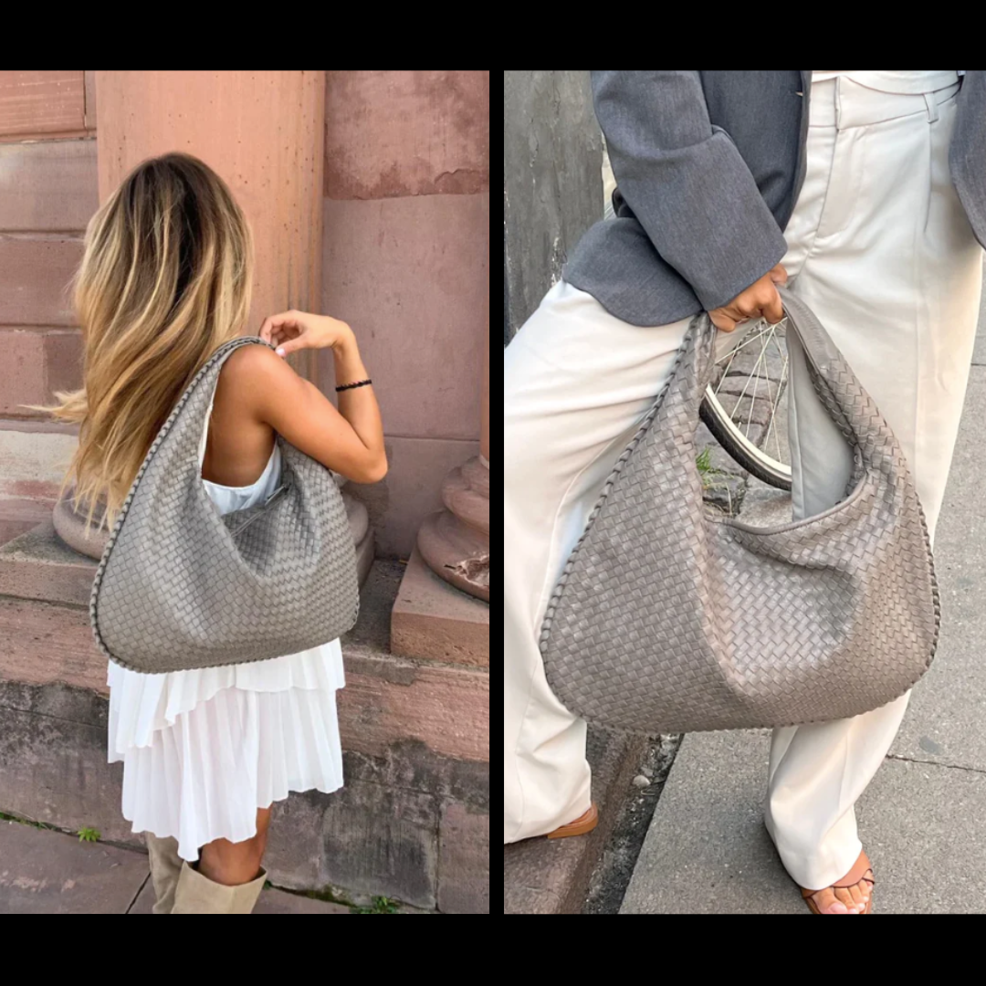 Sac à Main Boho en Cuir Tressé - Un Must-Have de l'Élégance Urbaine