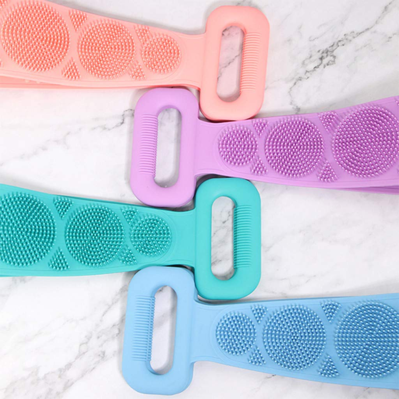 Brosse de Ceinture de Bain en Silicone à Exfoliant